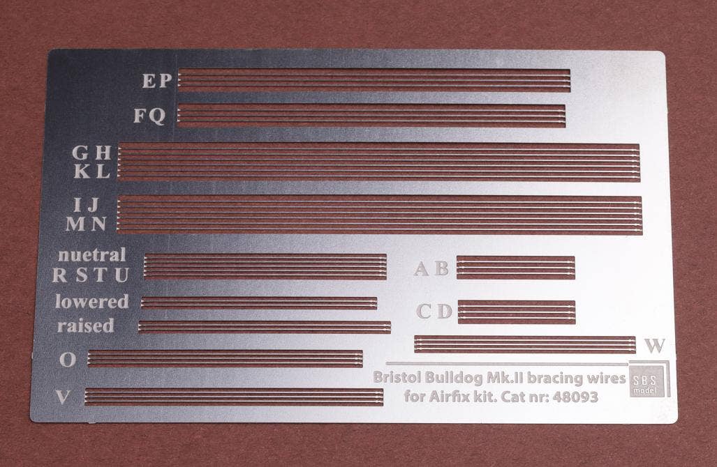 1 48 Scale Rigging Wire Bristol Bulldog rigging wire set for Airfix kit | HLJ.com