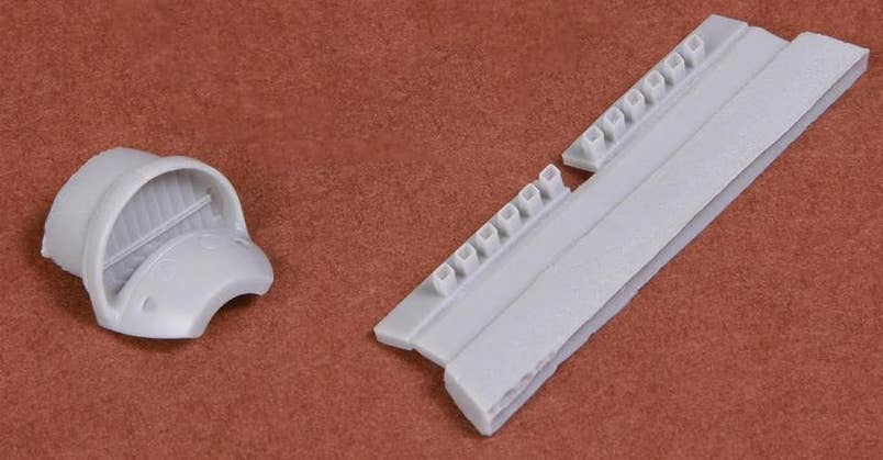 Junkers Ju-87B Stuka Exhaust + Radiator Cowling (for Airfix) | HLJ.com