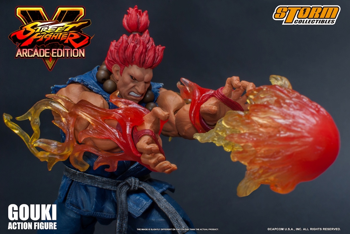 NEW Street Fighter V Akuma (Gouki) Action Figure Storm Collectibles