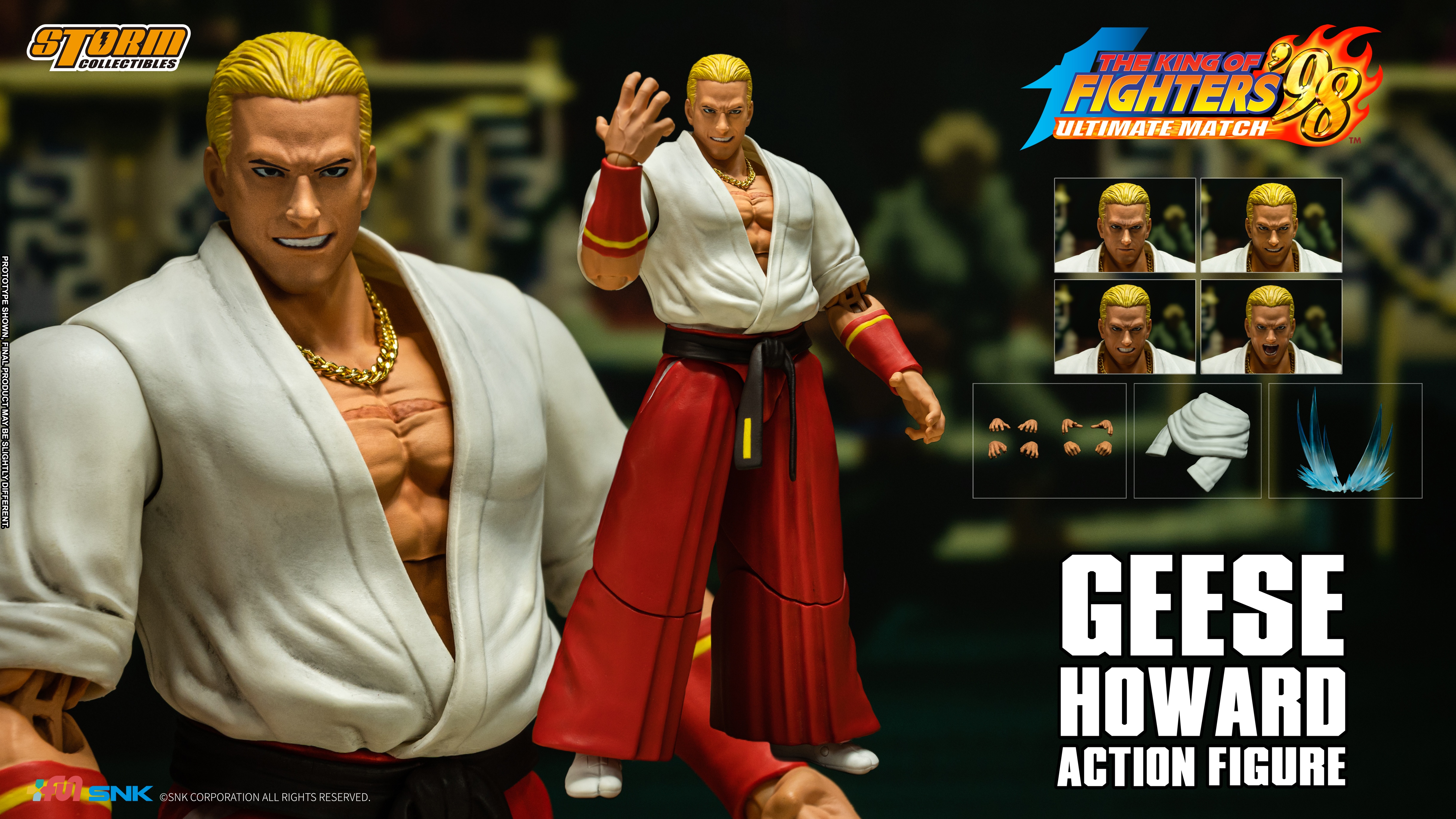 The King of Fighters '98 Ultimate Match Action Figure Geese Howard