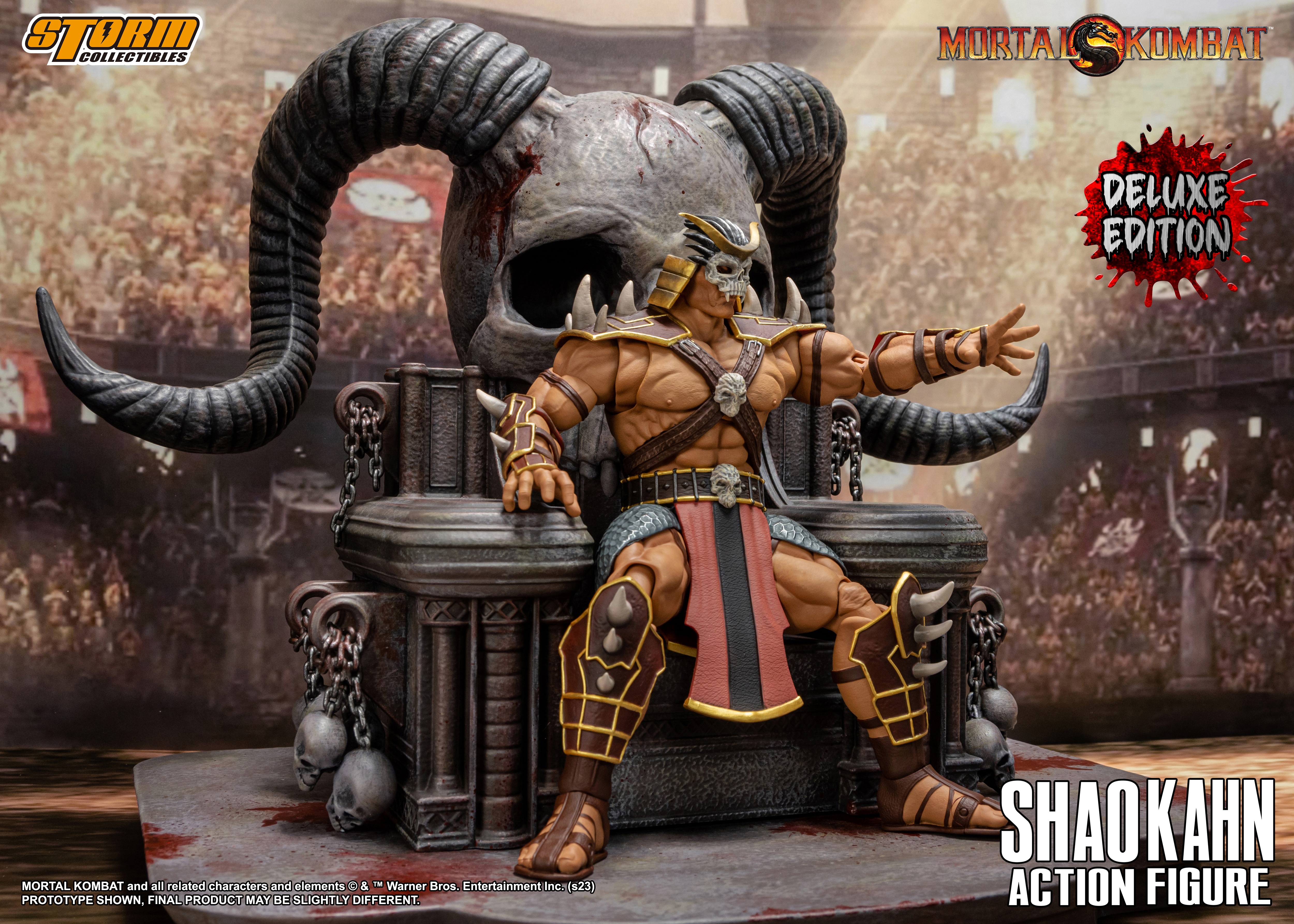 1/12 Mortal Kombat Action Figure Shao Kahn Deluxe Edition