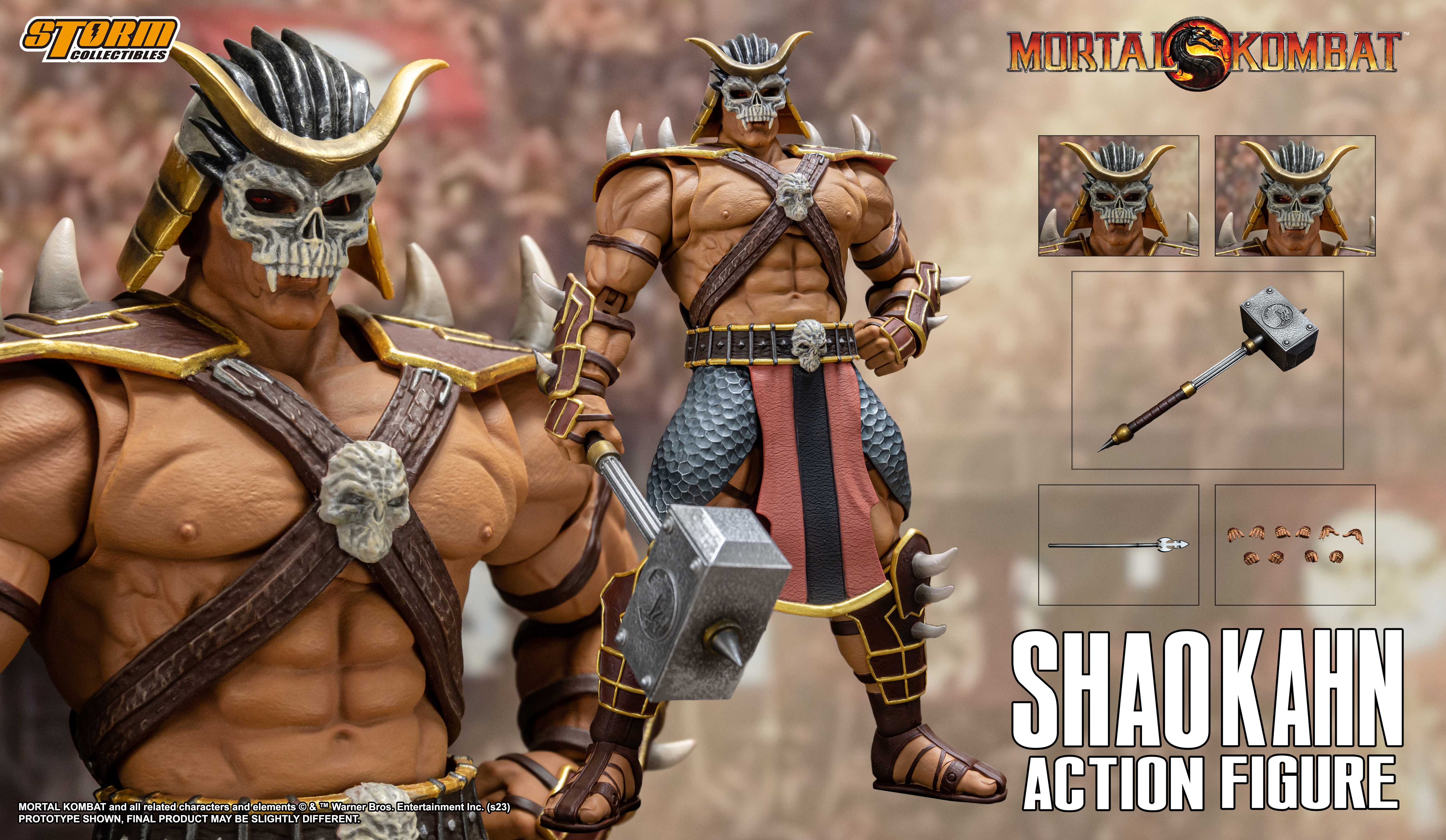 Mortal Kombat Action Figure Shao Kahn