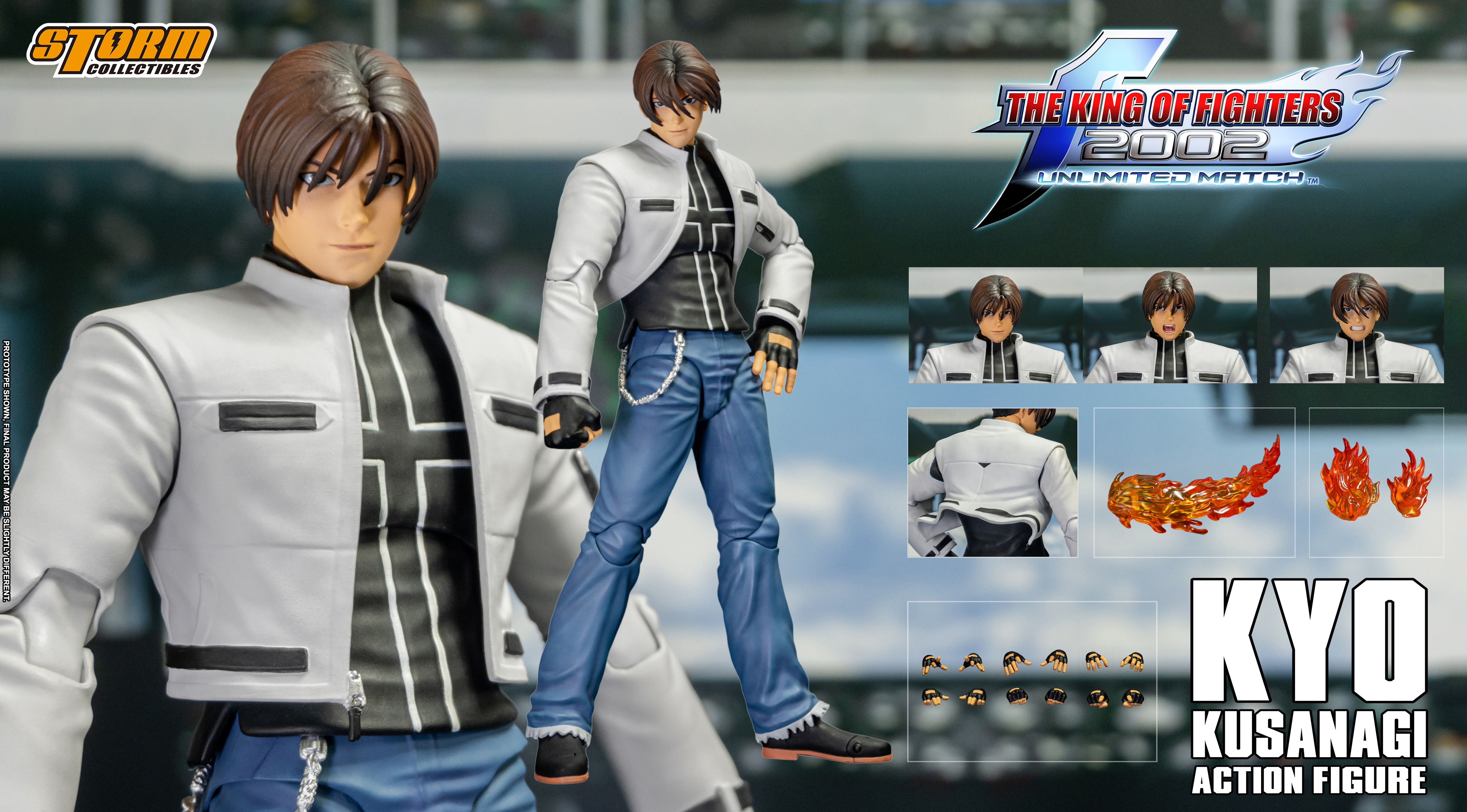 The King of Fighters 2002 Unlimited Match Action Figure Kusanagi Kyo