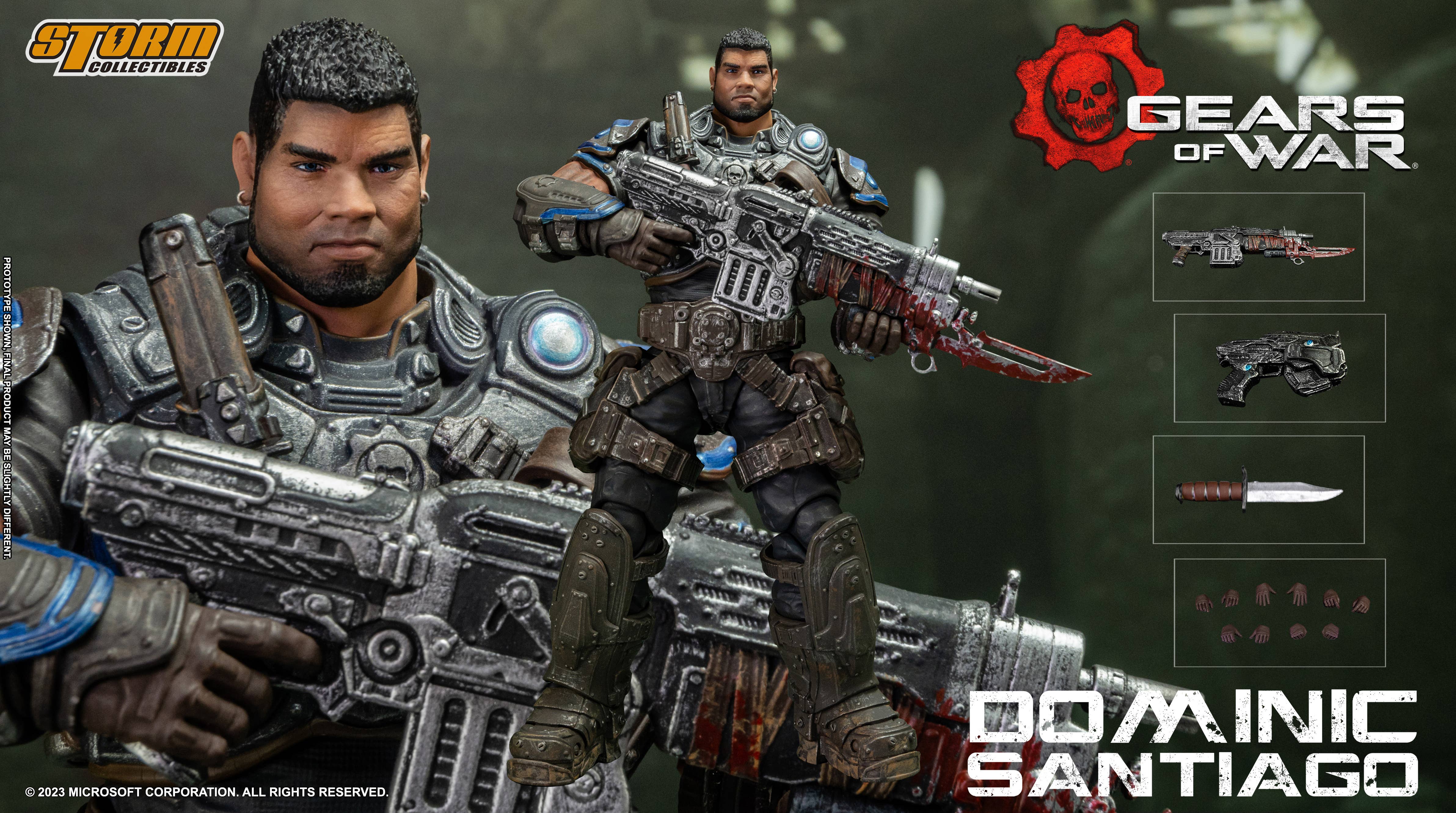 Gears Of War Action Figure Dominic Santiago HLJ