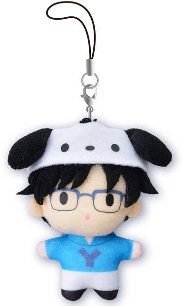 Yuri on Ice x Sanrio Characters Puchinui Mascot: 1 Box (6 pcs