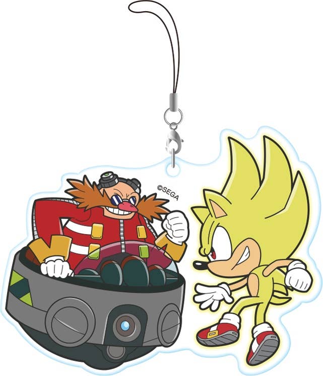 Sonic the Hedgehog: Chokokawa Twin Acrylic Strap Vol.2: 1Box (6pcs