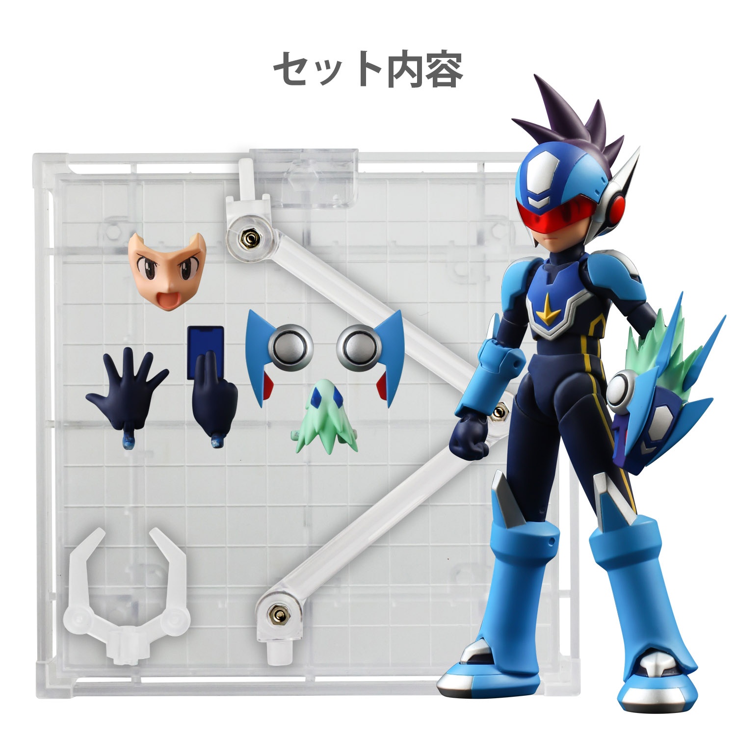 4Inch Nel Mega Man Star Force Shooting Star Rockman Star Force Mega Man HLJ