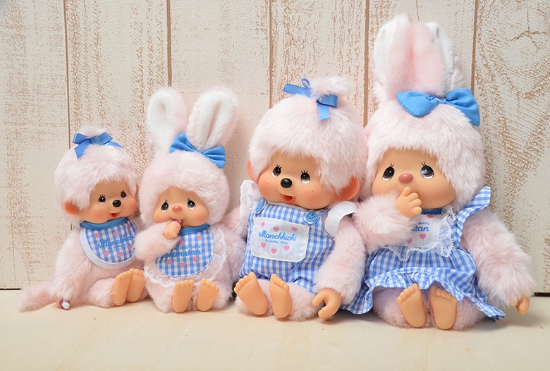Love Love Pink Friends Monchhichi S-size Girl | HLJ.com Love Love Pink Friends Monchhichi S-size Girl | HLJ.com