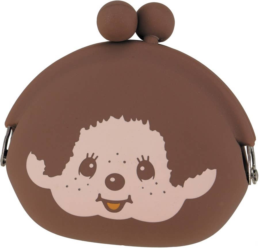 Monchichi: Silicone Clasp Coin Purse Brown | HLJ.com