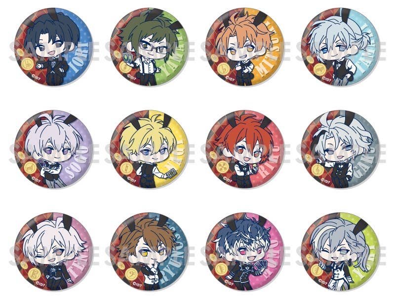 Idolish7: Trading Can Badge -Rabbit Ears Dealer- 1Box 12pcs | HLJ.com