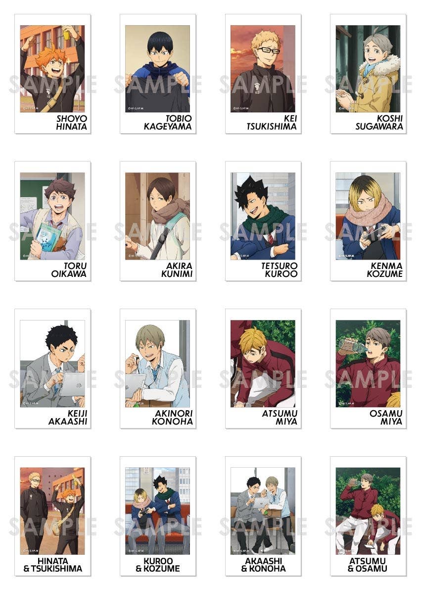 Haikyu!!: Character-Snapshot Collection 1Box 16pcs | HLJ.com