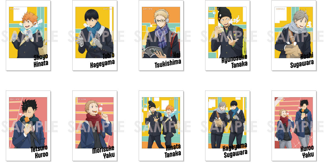 Haikyu!!: Character-Snapshot Collection vol.3 -Autumn & Winter- BOX.A: 1Box  (10pcs)