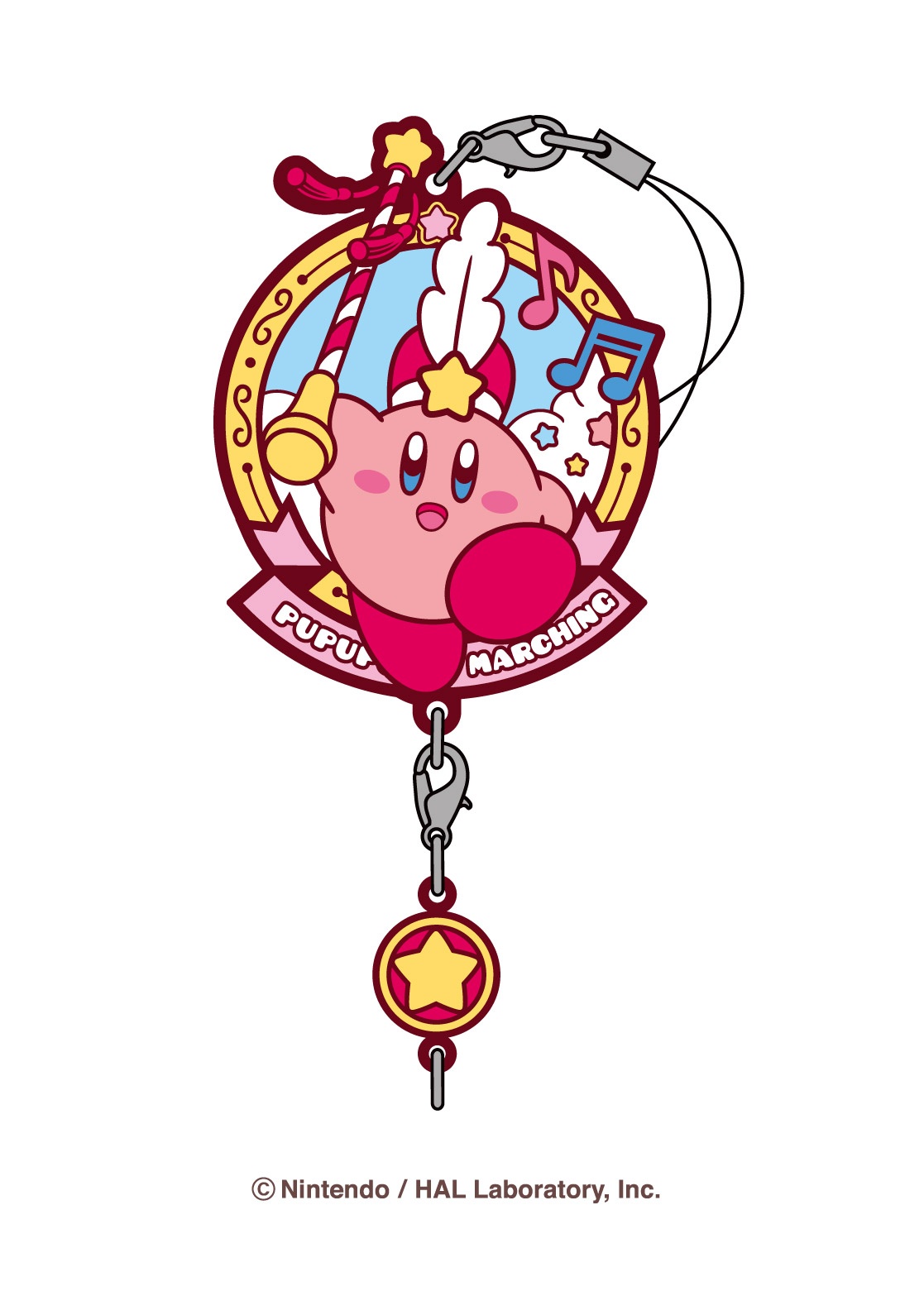 Kirby: Connecting Rubber Charm Strap Vol.3 Pupupu Marching