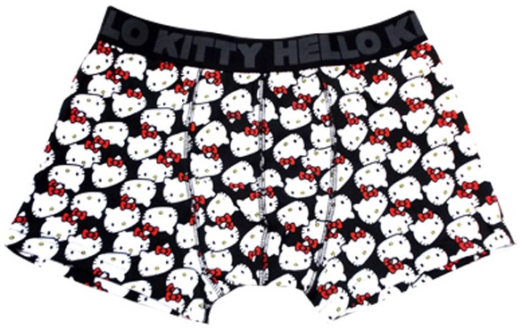 BODY WILD Hello Kitty Men's Underwear - Ocean Wave - Made in Japan