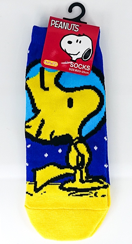 Socks Peanuts Moon Surface Woodstock Ladies 23-25cm | HLJ.com