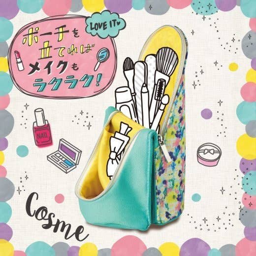 Sonic Sma-Sta Lilou Estuche Para Bolígrafo De Pie Y Pentel I+ Cuerpo De Bolígrafo + Paquete De 7 Recambios, Azul Marino/lunares, Viajes