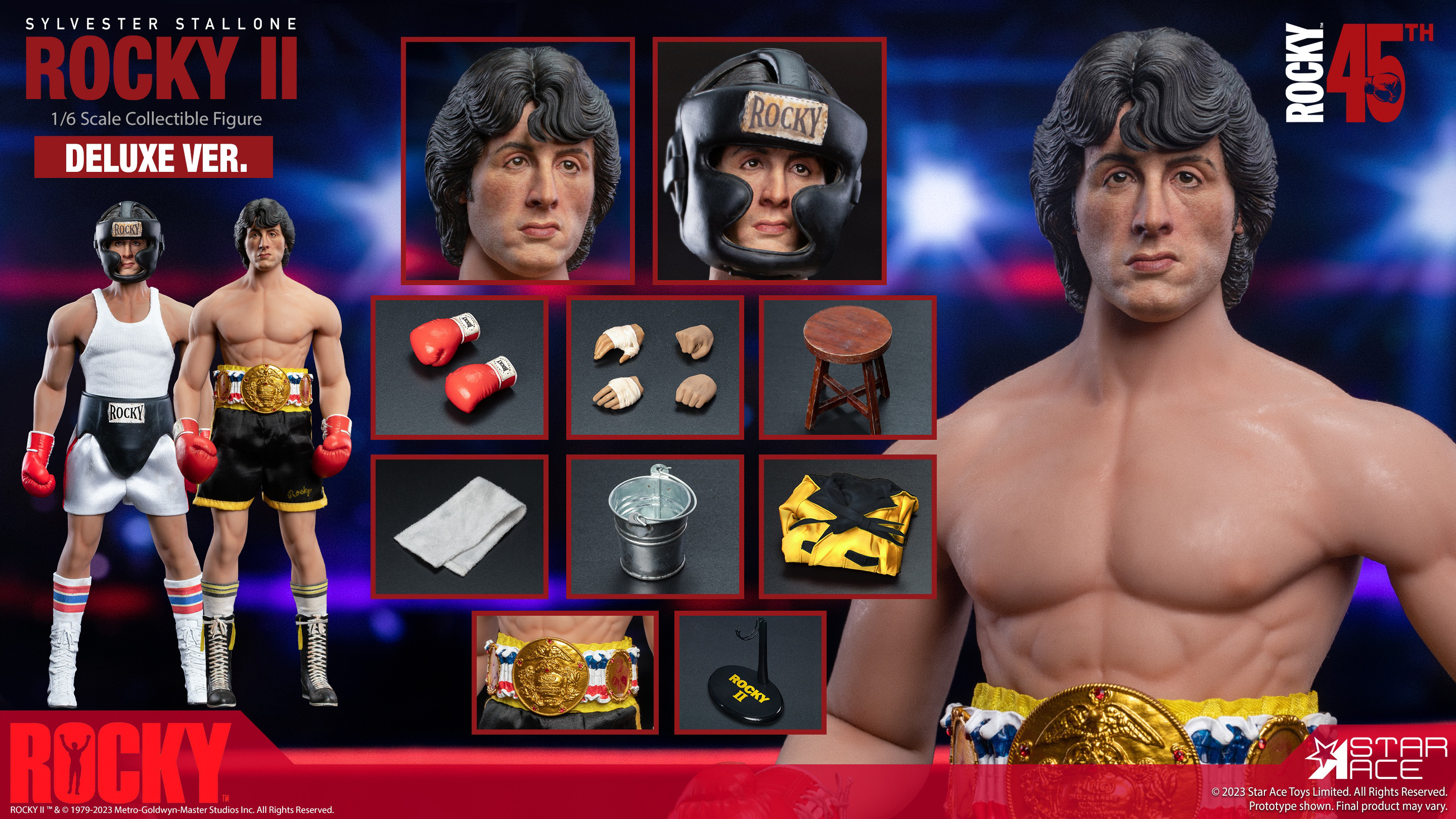 Rocky Balboa (Boxer Style) Collectible Action Figure Deluxe Ver. | HLJ.com