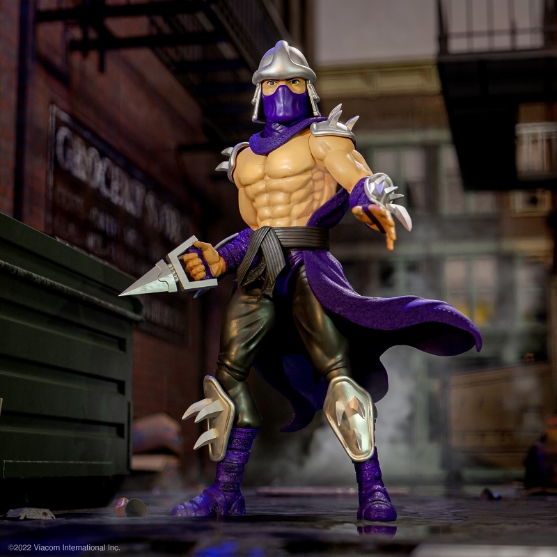 Teenage Mutant Ninja Turtles TMNT Wave 8/ Shredder (Silver Armor) Ultimate  7 Inch Action Figure