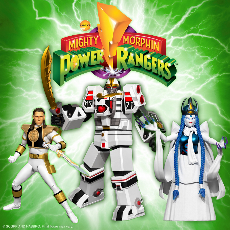 Mighty Morphin Power Rangers/ White Ranger Ultimate Action Figure