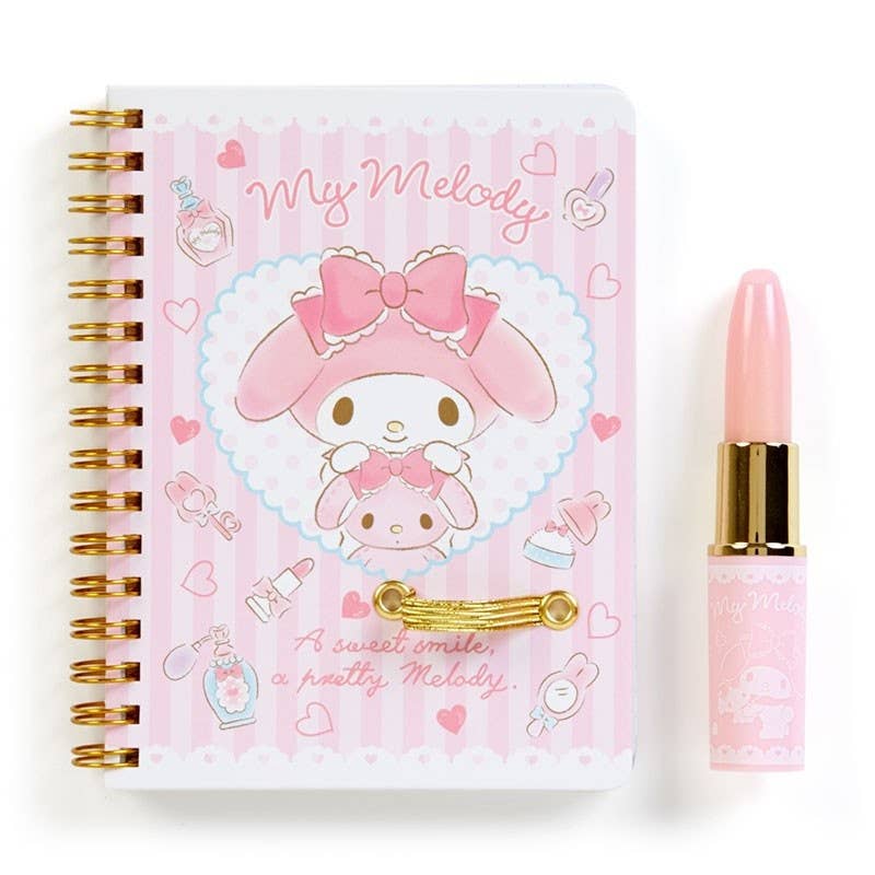 My Melody: Lipstick Type Pen & Mini Notebook | HLJ.com