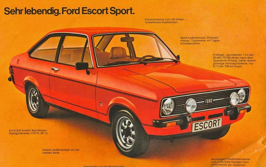 Ford Escort MKII Sport 1975 Red | HLJ.com
