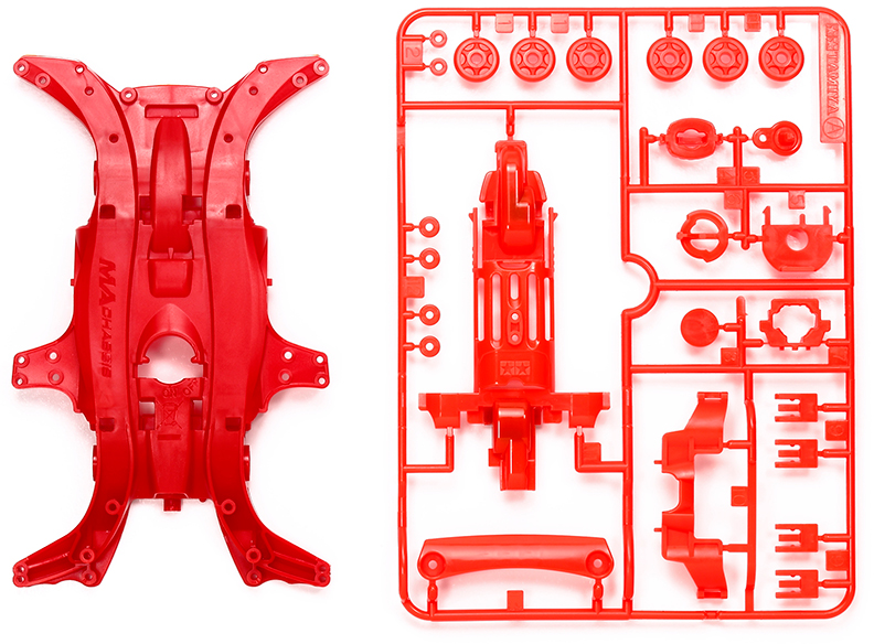 MA Reinforced Chassis (Red) [Mini 4WD Limited] | HLJ.com