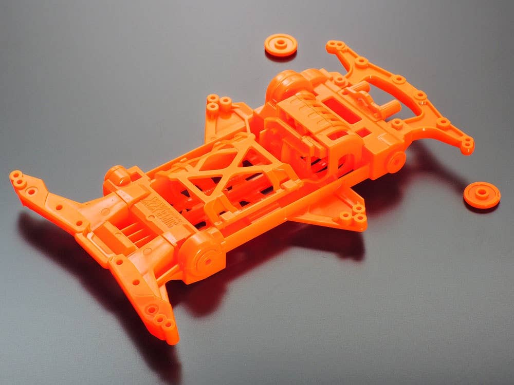 Super XX Fluorescent-Color Chassis Set (Orange & Yellow