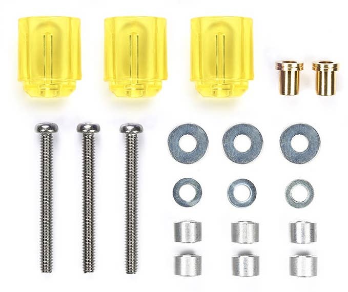 High mount tube stabilizer set (Clear Yellow) | HLJ.com