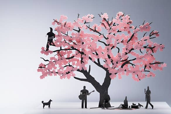 Architectural Model Accessories Series Set No.11 Cherry Blossom Ed