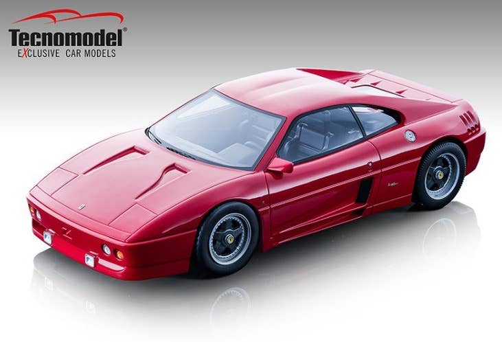 Ferrari 348 Zagato 1991 – Modèle Réduit Tecnomodel échelle 1:18 – Blanche – KidBX