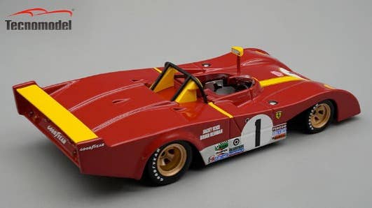 Ferrari 312 PB 1 1000 km de Monza 1972 Tecnomodel TM1862C - Miniatures Autos Motos