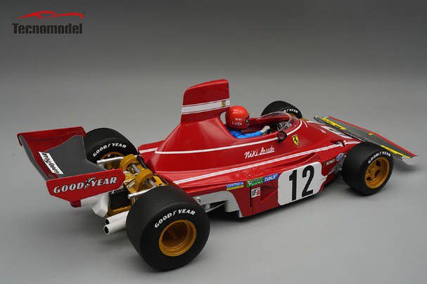 Ferrari 312 B3 GP Espagne 1974 – Tecnomodel 1/18 (métal Monté, Emballage D'origine)