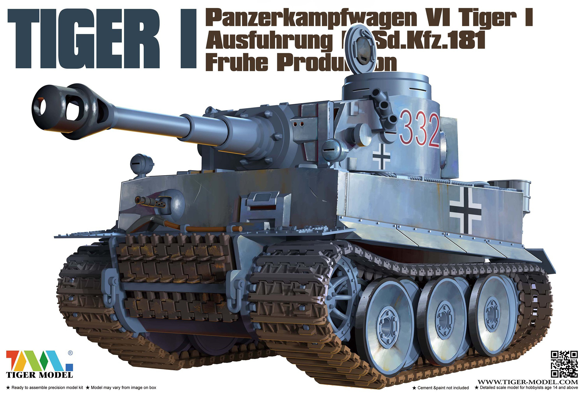 Pz.Kpfw. VI Tiger I German Tank - 995 Pieces - BrickArmyToys