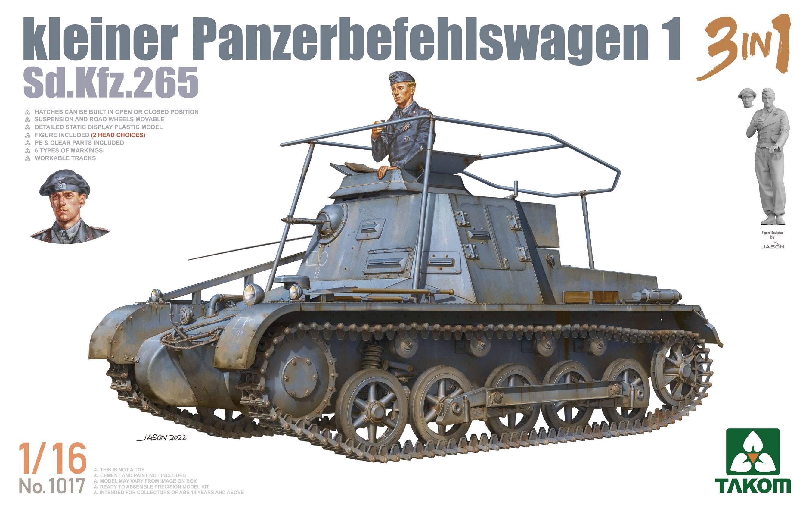 Takom Panzerbefelhswagen 1 3