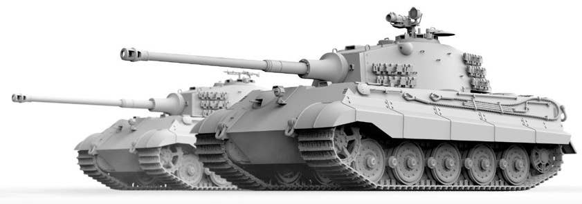 Pz.Kpfw. VI Tiger II Sd.Kfz.182 King Tiger Late 2 in 1 | HLJ.com