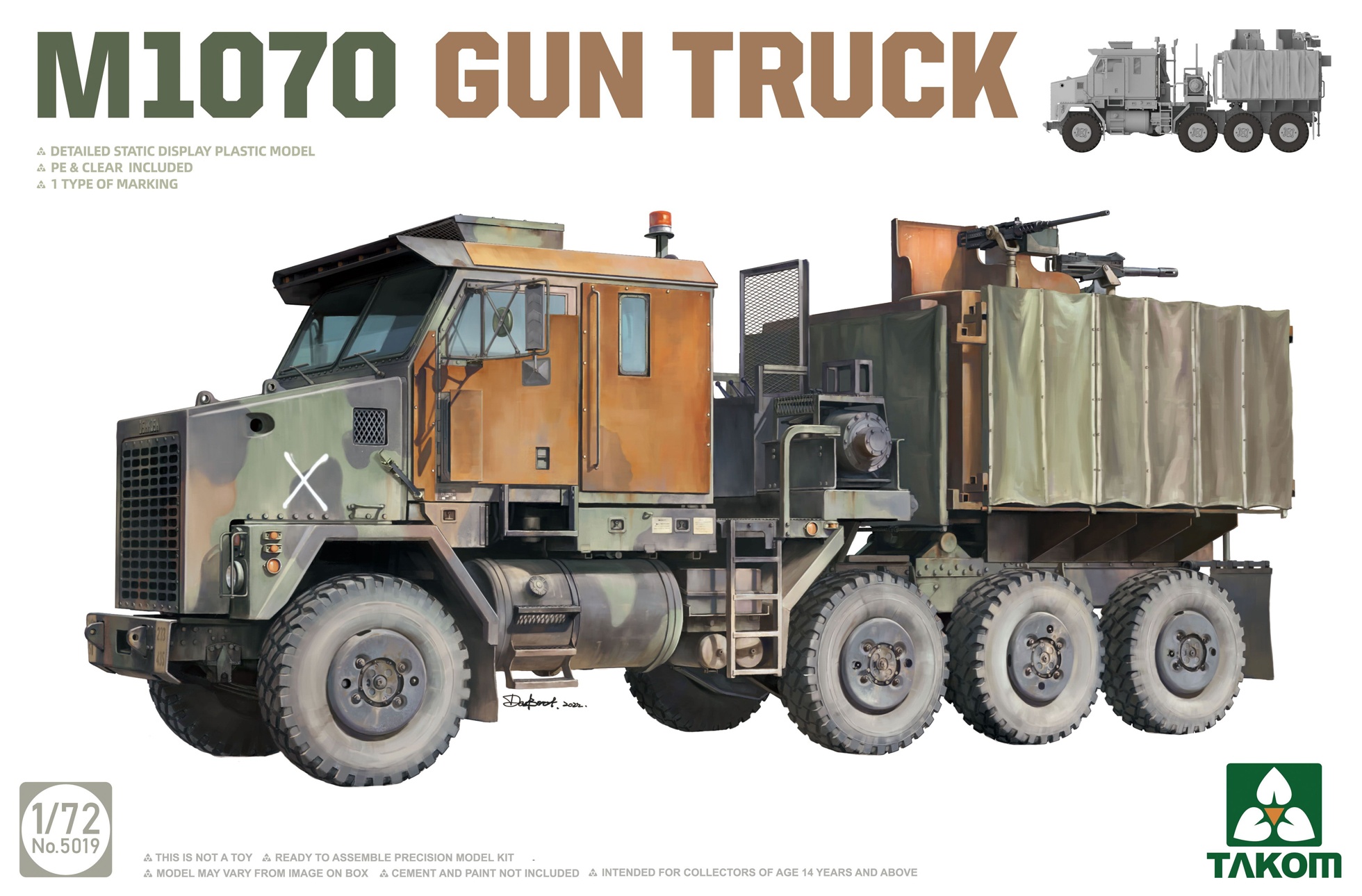 Balaton Modell 1/72 M1070 Gun Truck  米軍