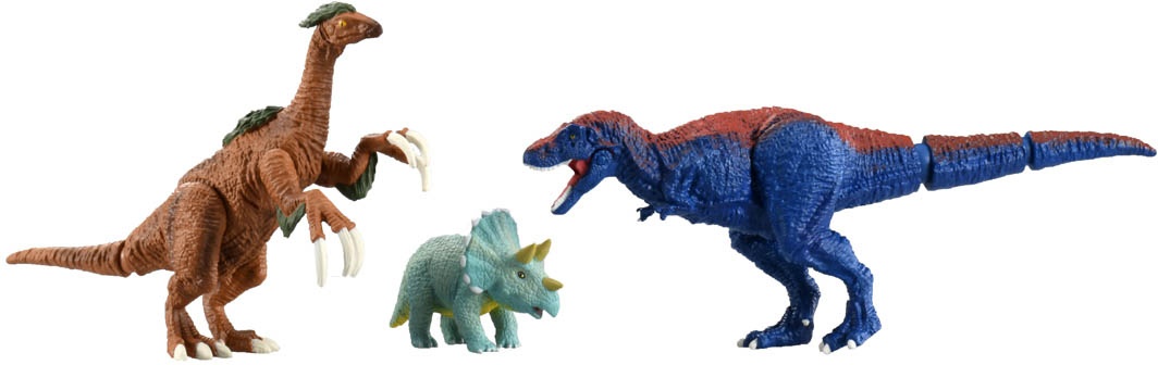 TAKARA TOMY Ania AA-04 Crash Strongest Dinosaur Battle Set 3-in-1 T-rex Figures 