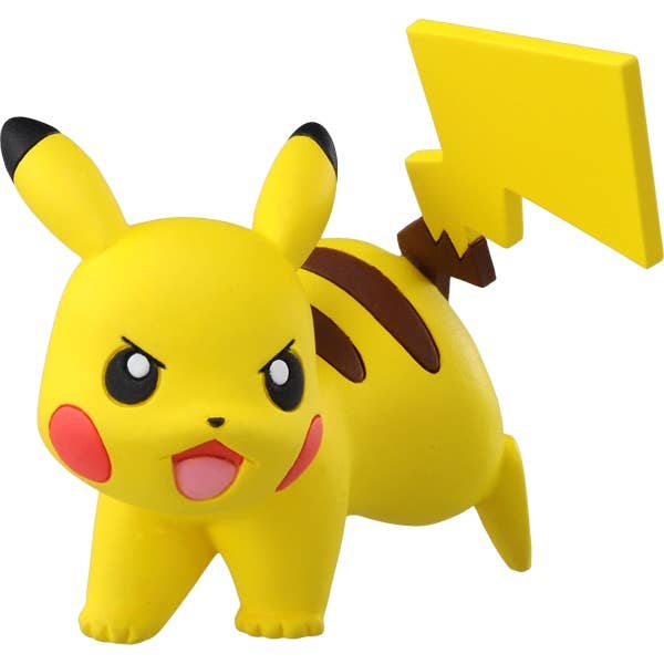 Takara Tomy Pokemon - Mini Figure Battle Pose Pikachu 5,1 Cm - MC-070