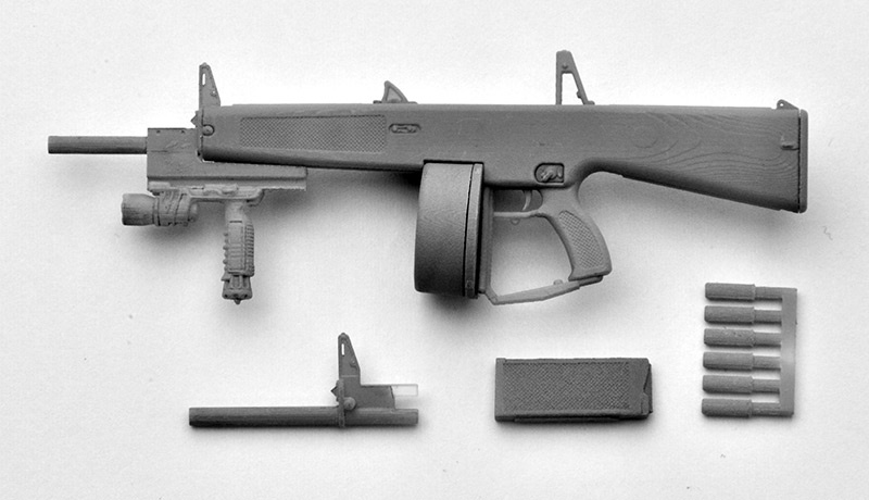 TOMYTEC Little Armory LA018 AA-12 Type Plastic Model