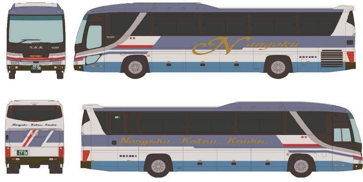 The Bus Collection Let's Go By Bus Collection 18 Nangoku Kotsu Kanko ...