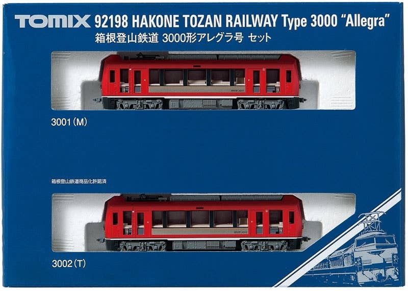 Hakone Tozan Railway 3000 Series Allegra Set