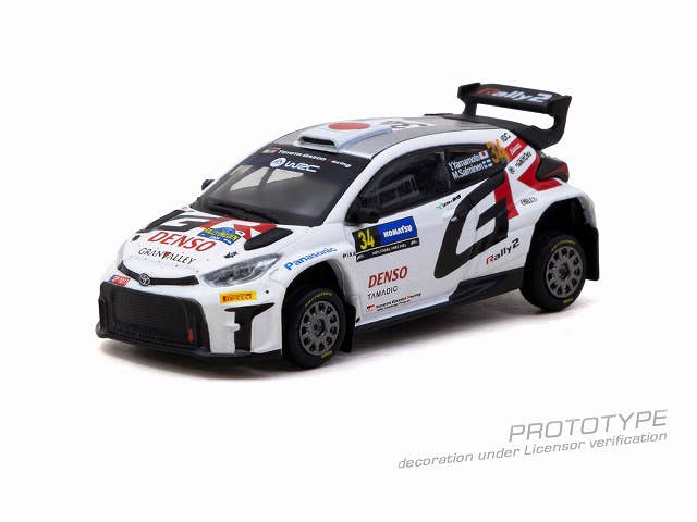ミニカー TOYOTA GR Yaris Rally 2 Rally Sweden2024 Toyota GR Yaris Rally2 Rally Sweden 2024 Yuki Yamamoto / Marko