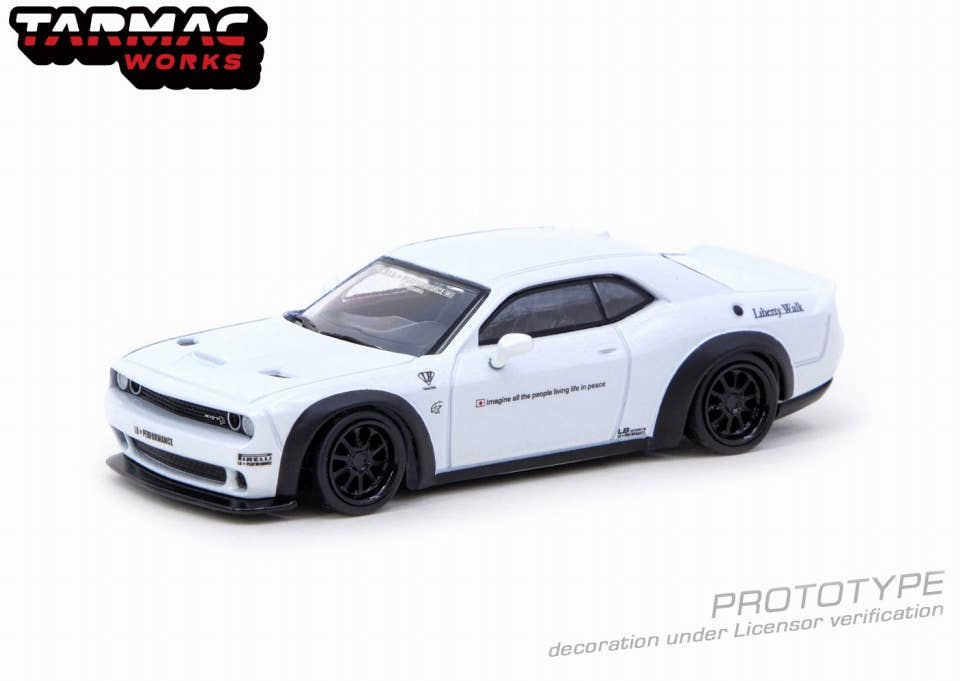 LB-WORKS Dodge Challenger SRT Hellcat White | HLJ.com