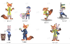 Disney Zootopia Judy & Nick's Story Series 1Box 6pcs | HLJ.com