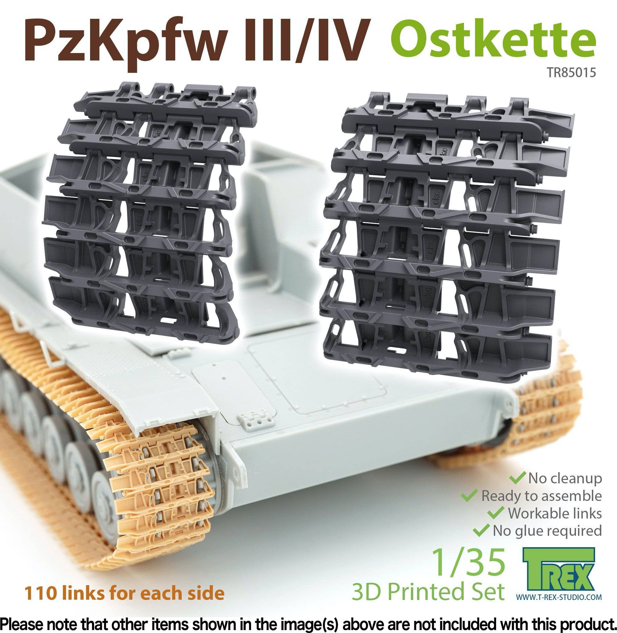 WWII German III / IV Tank Tracks Ostketten