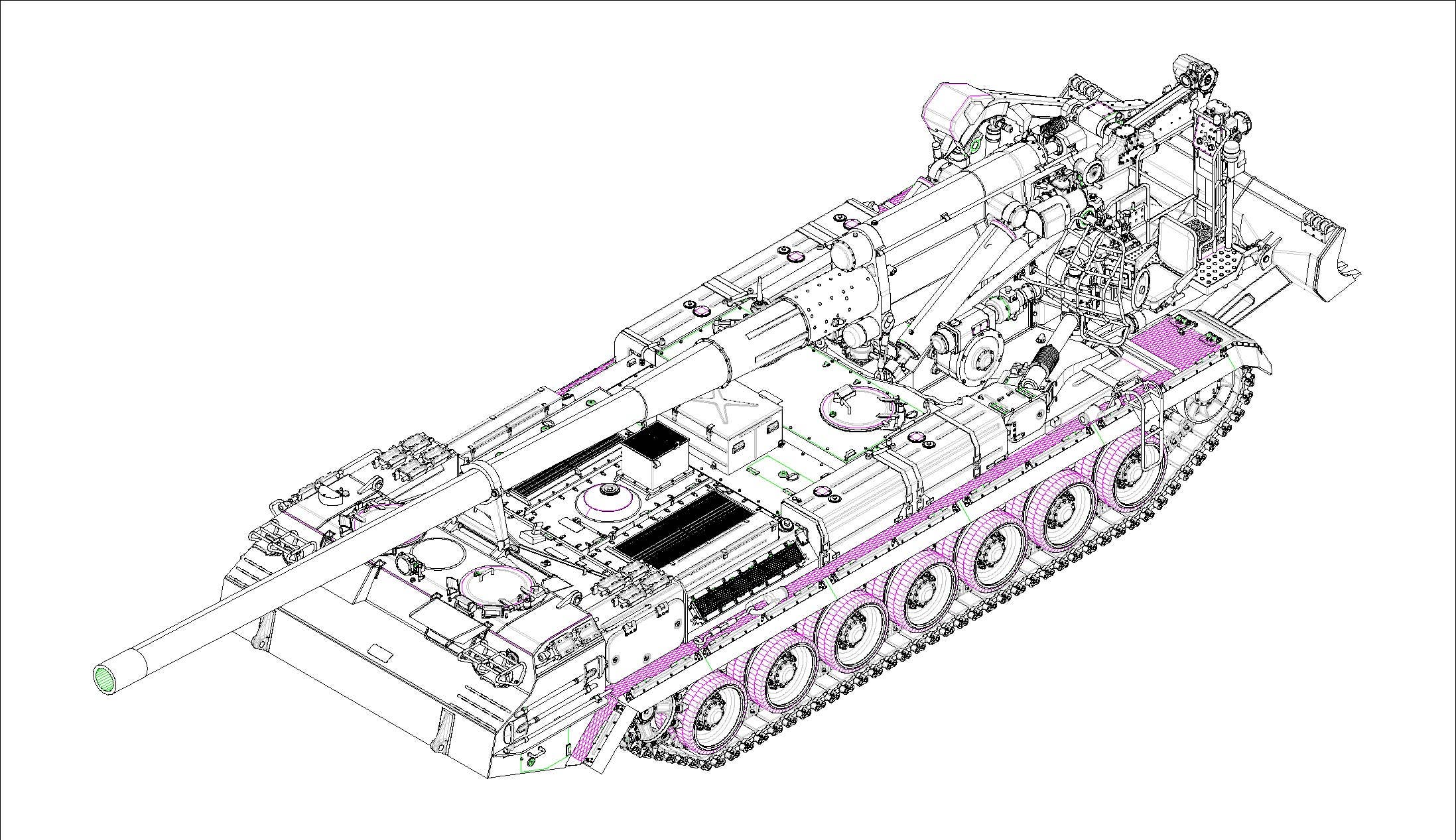 Soviet 2S7M Pion SelfPropelled Gun