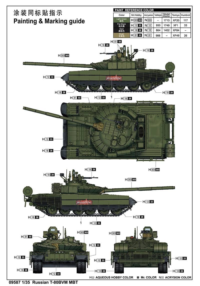 Russian T-80BVM MBT | HLJ.com
