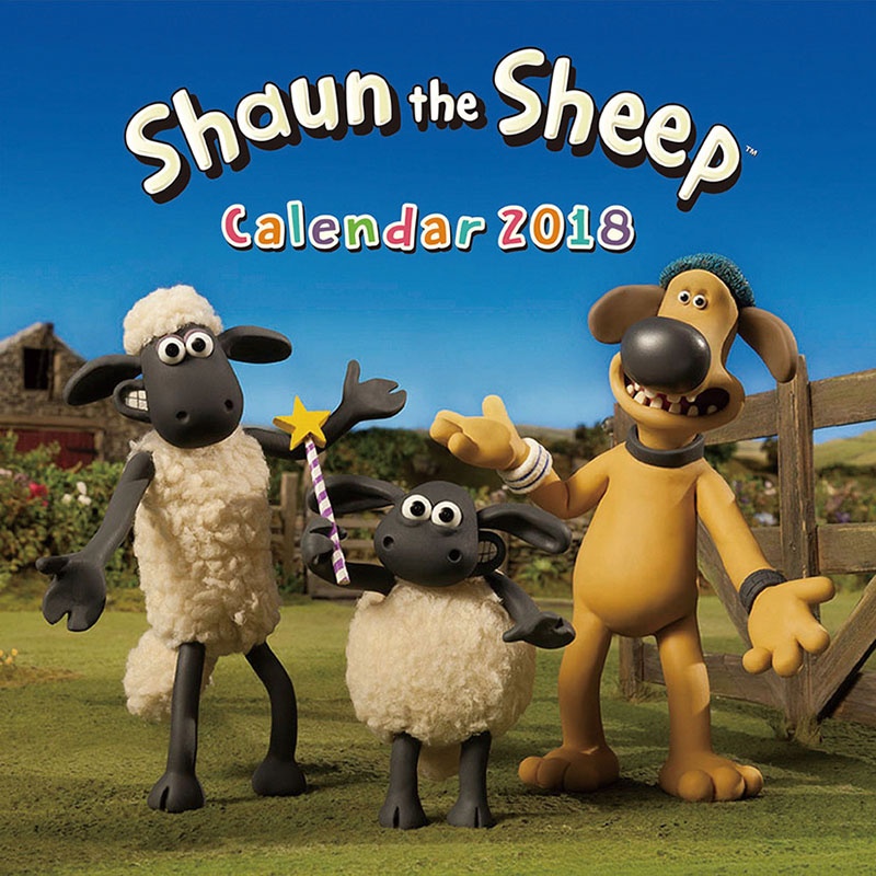 Shaun the Sheep 2018 Calendar