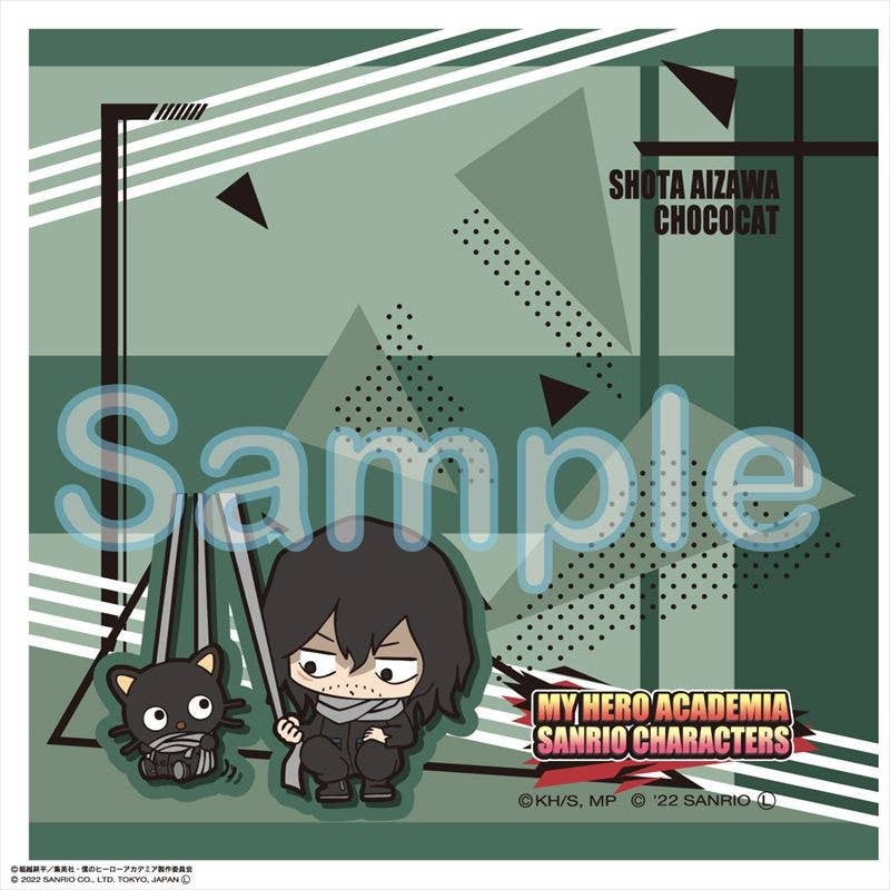 My Hero Academia x Sanrio characters: Hand Towel (Shota Aizawa