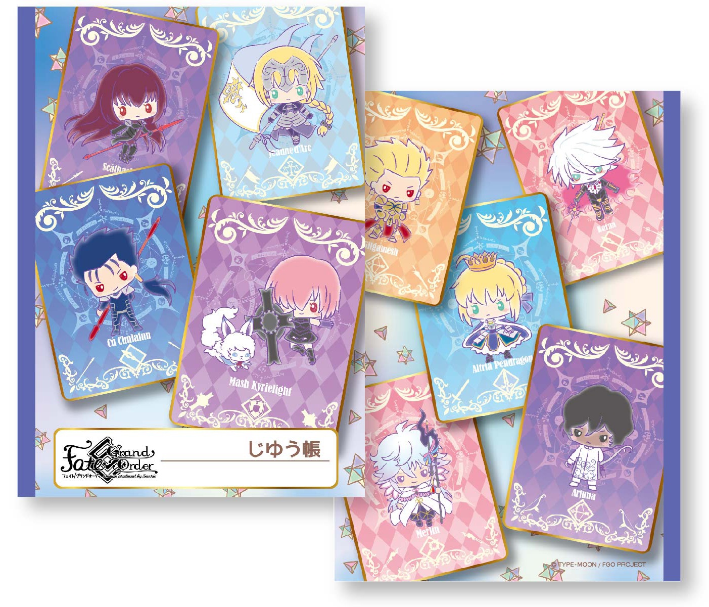 Fate Grand Order Design Produced By Sanrio Free Use Notebook B Hlj Com